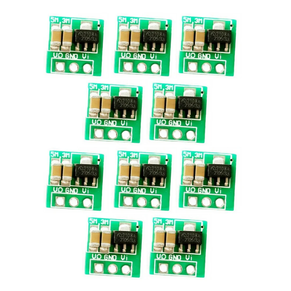 10pcs Compact For Voltage Booster Module 0.8V to 5V Input Range 150kHz Operation Frequency for Efficient Conversion