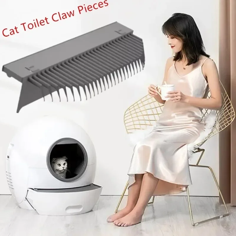 Elspet Automatic Cat Litter Box Self Cleaning Rake Garbage Bag Cat Toilet Accessories Cat Litter Shovel Arenero Gato Grande 2023