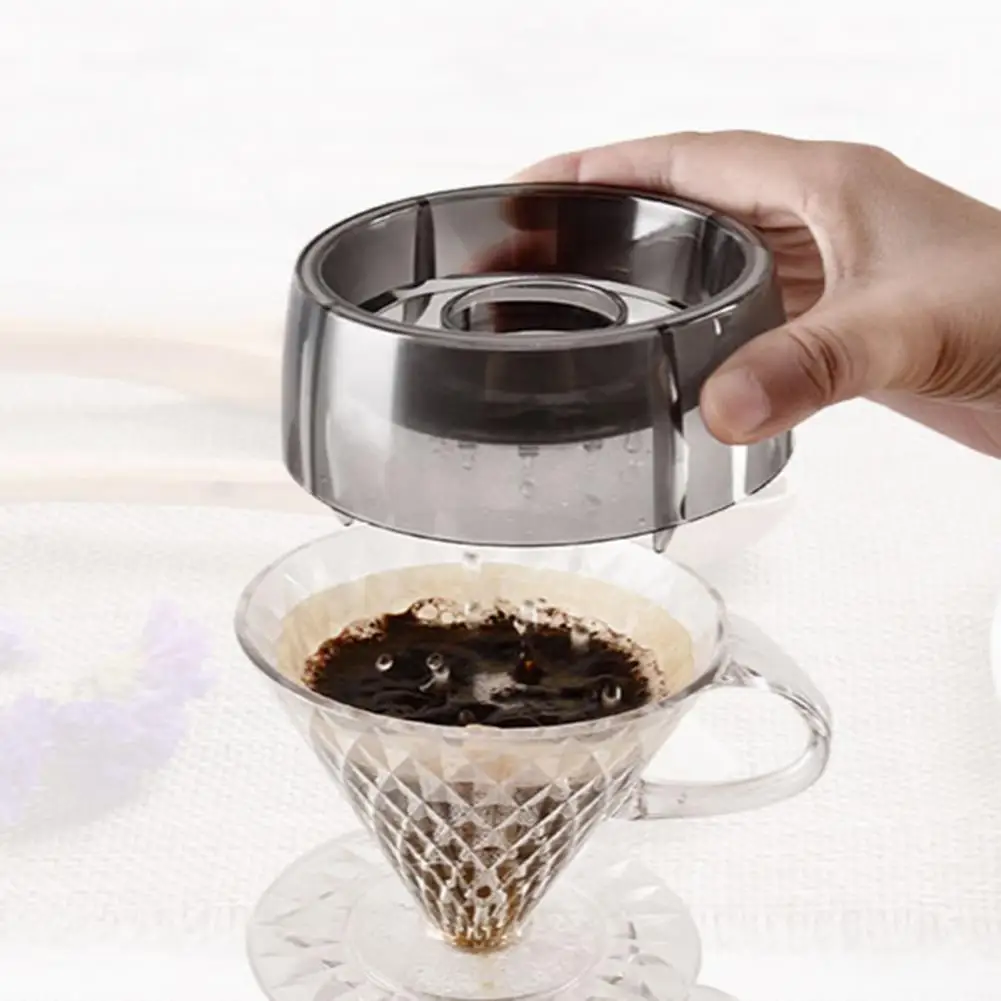 Hand Drip Filter  Fashion Enjoy Coffee Hand Drip Filter  AS Resin Coffee Magic Hat