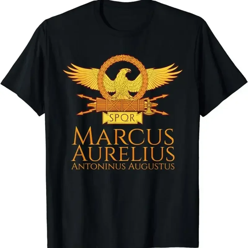 NEW Ancient Roman Emperor Marcus Aurelius Stoic Philosophy Quote T-Shirt S-3XL
