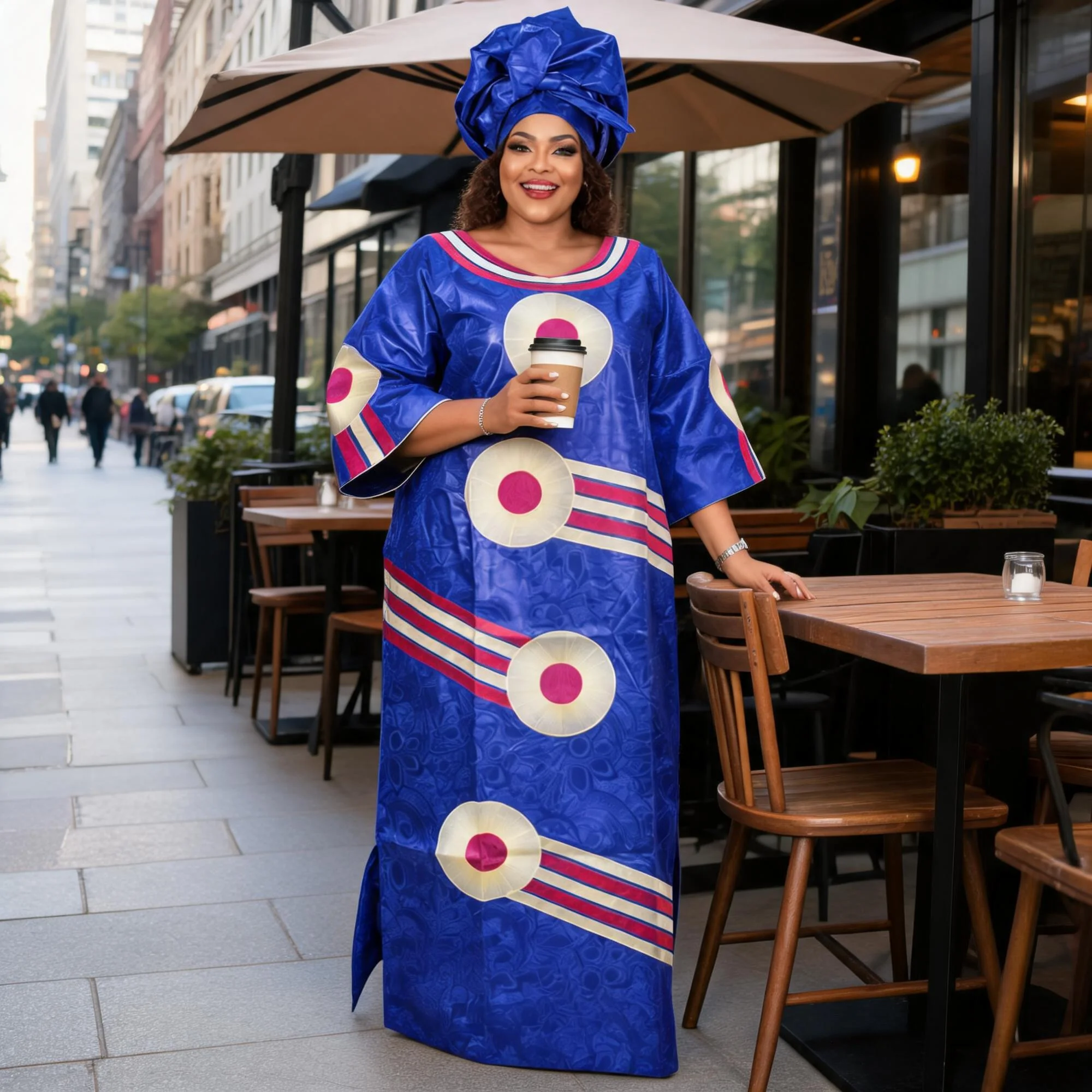 African Dresses For Women Plus Size Bazin Riche Embroidery Design