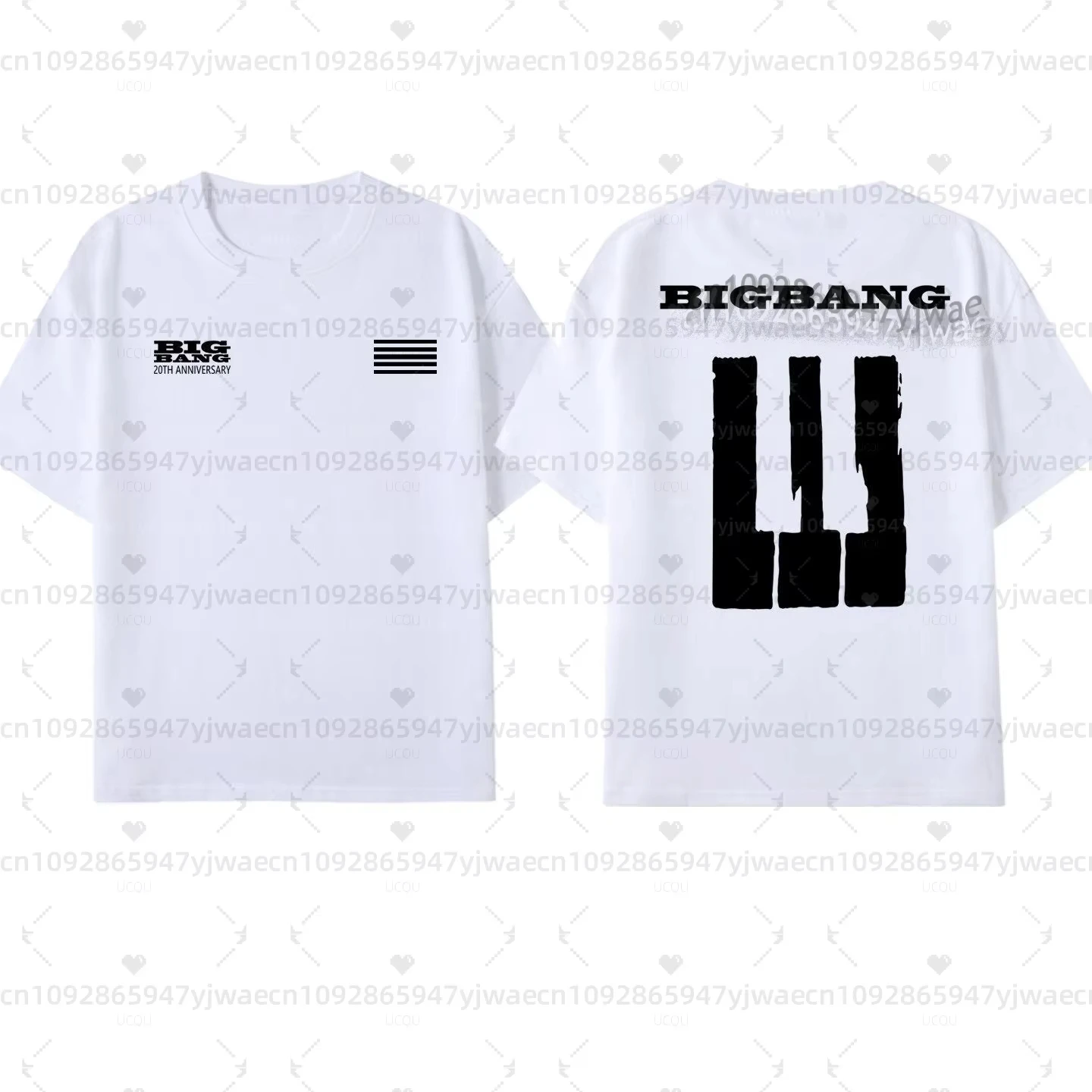 Bigbang 20th Anniversary Concert T-Shirt G-Dragon fans Short Sleeve Unisex women Breathable Sweat Absorbent  t-shirt men hoodies