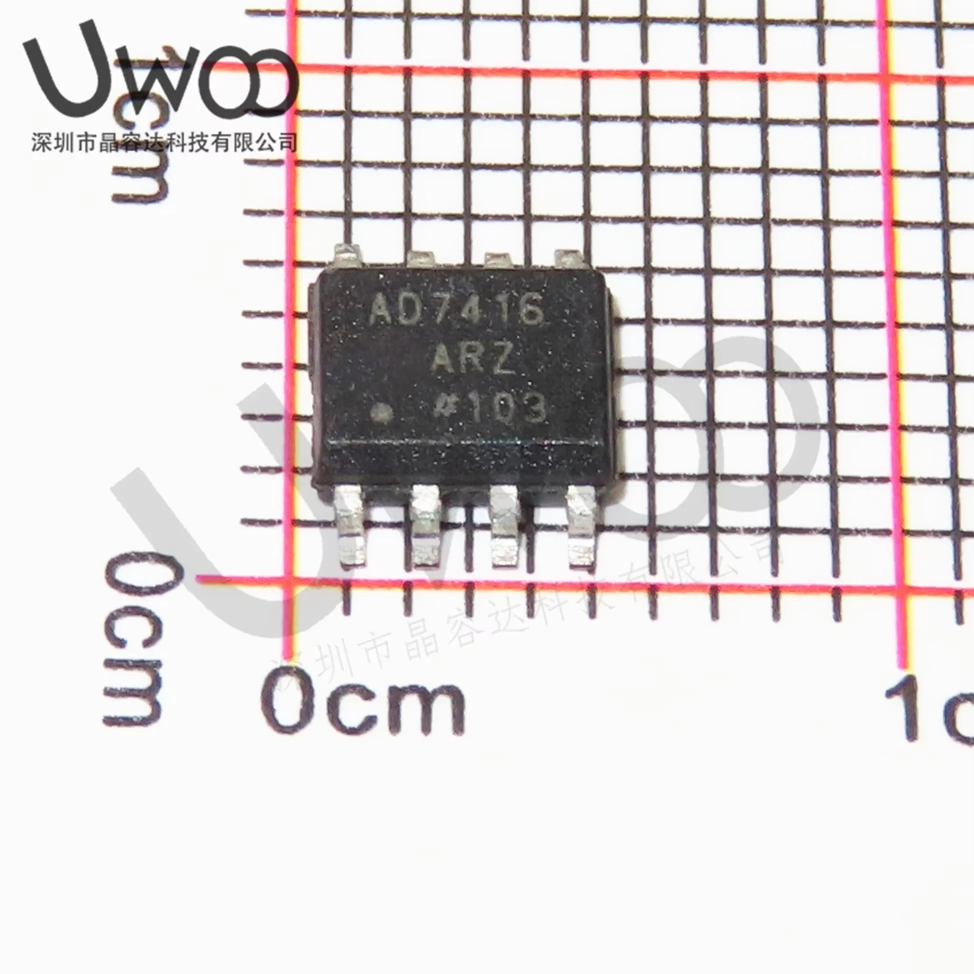 AD7416ARZ-REEL7 SOP-8 AD7416ARZ AD7416 ARZ Temperature sensor chip 10-bit digital