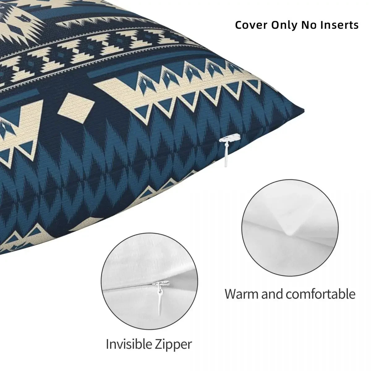 Aztec هندسية المخدة البوليستر نمط البريدي وسادة للديكور القضية أريكة مقعد وسادة القضية #5