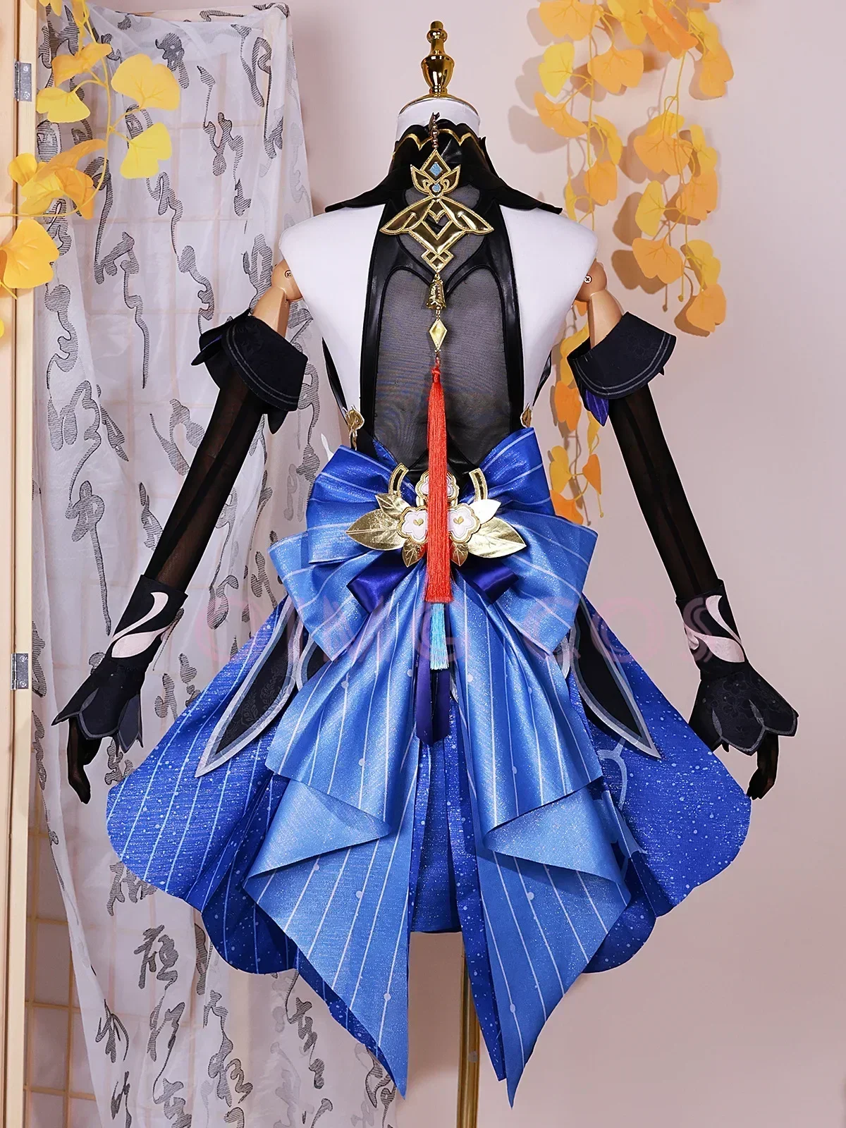 Twilight Blossom Ganyu Costume Cosplay Genshin Impact Parrucca uniforme per adulti Anime Costumi di Halloween Vestito da personaggio del gioco per donna