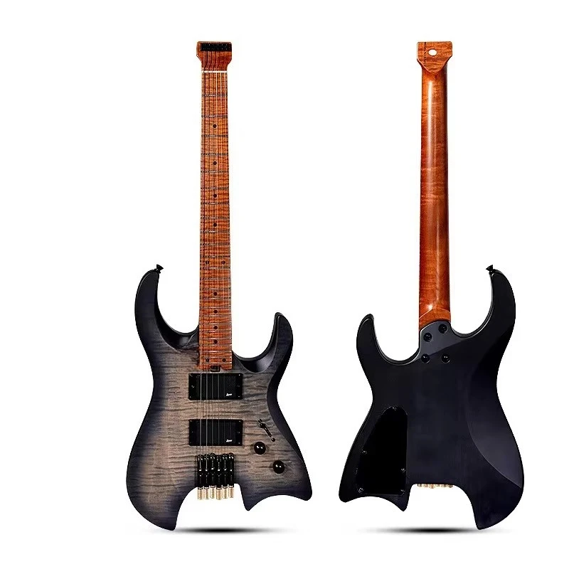 High-End Professional Headless Electric Guitar Silent Travel Guitar