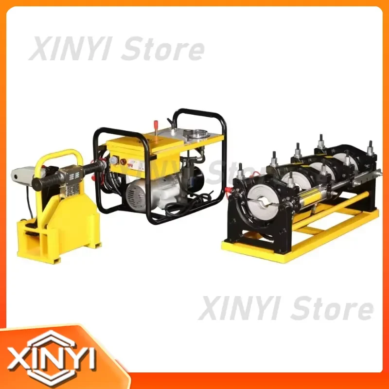 hydraulic HDPE plastic pipe butt welding machine 90-315mm stable pressure hydraulic welding equipment