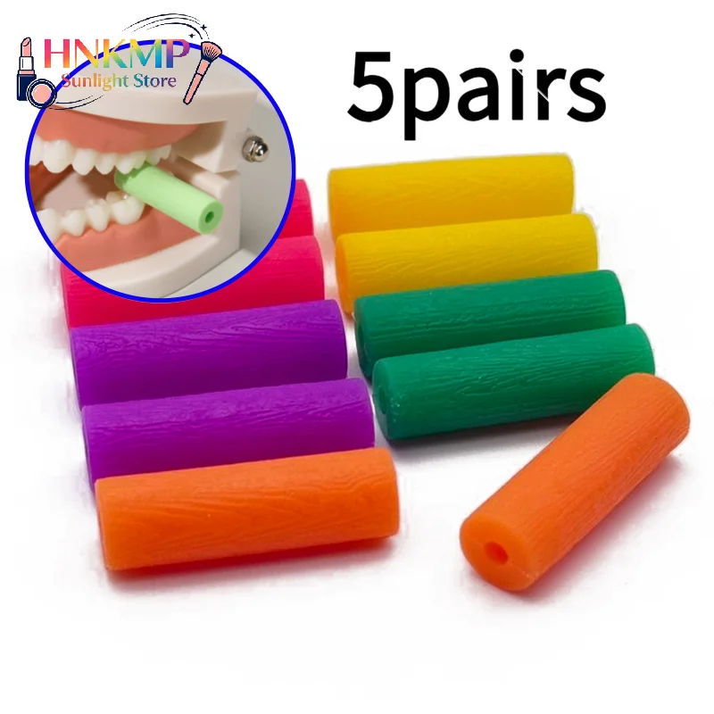 10Pcs Fruit Flavor Aligner Chewies Invisible Braces Bite Stick Adult  Gum Chewie For Teeth Correction Dental Supplies