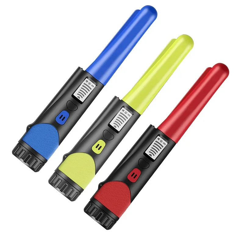 Handheld Metal Detector with LCD Display for Treasure Hunting Three Color Options Available Portable Security Scanner