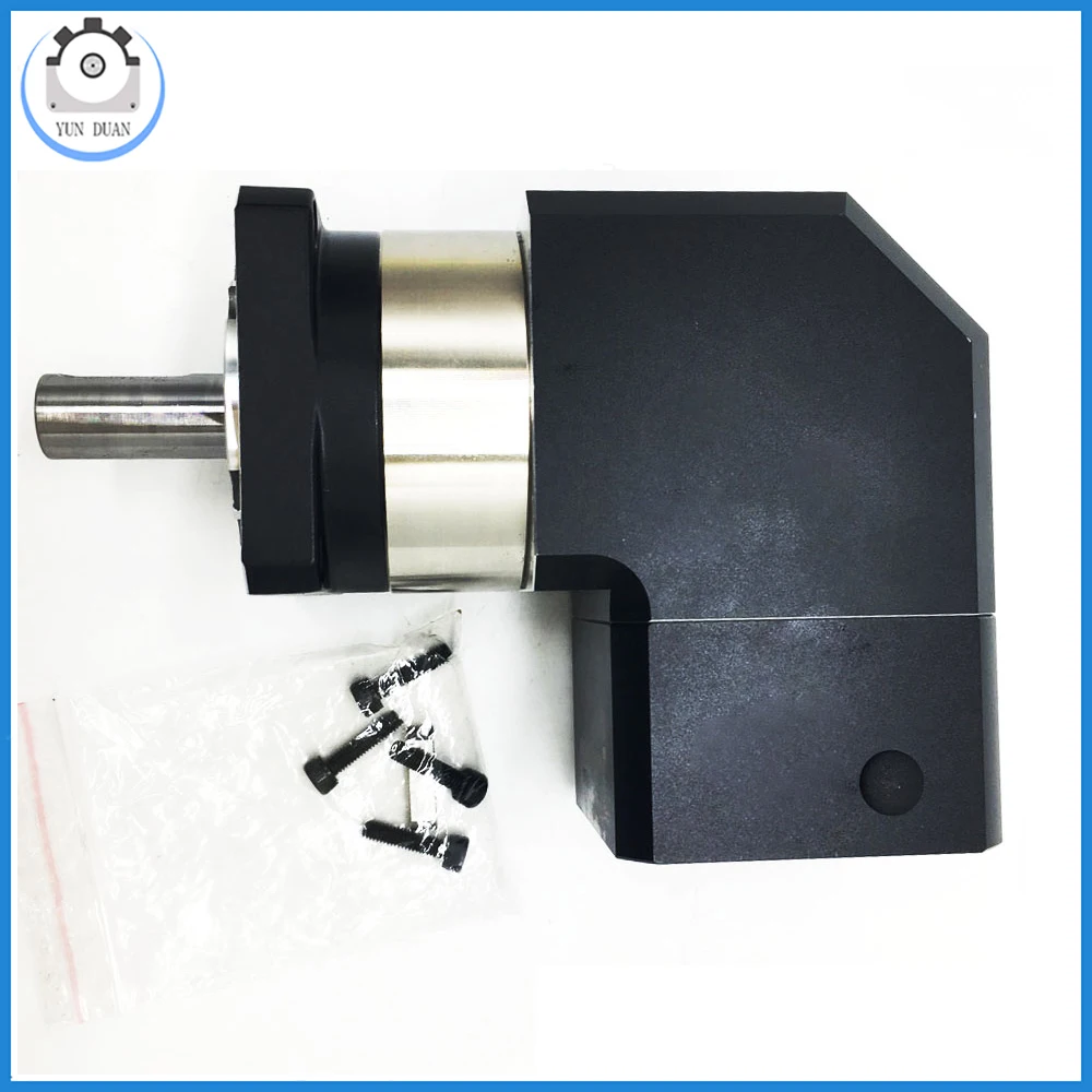 90 Degree Gearbox Nema34 Planetary Gearbox Speed Ratio 3-100:1 DC Motor Reducer Planetary Gear for Servo Motor 10 Arcmin Gearbox