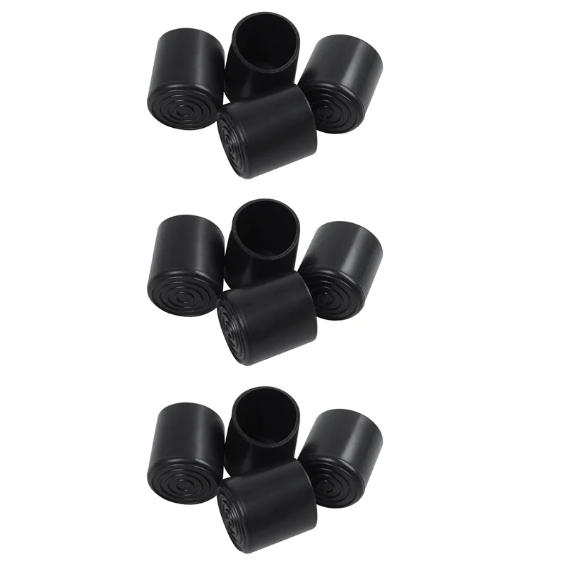 

ABWP-Rubber Furniture Crutch Feet Stool Chair Leg Tip Pad 12Pcs Black