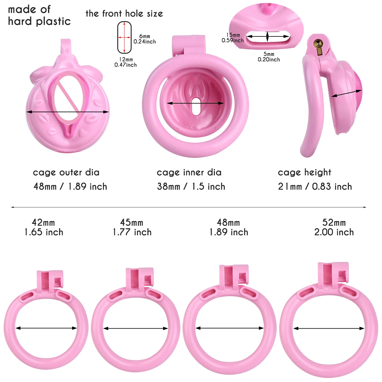 FRRK Heart Stainless Steel Chastity Cage with Elastic Belt Strap Harness for Men Discreet Sissies Femboy Cock Cage Device 성인 용품