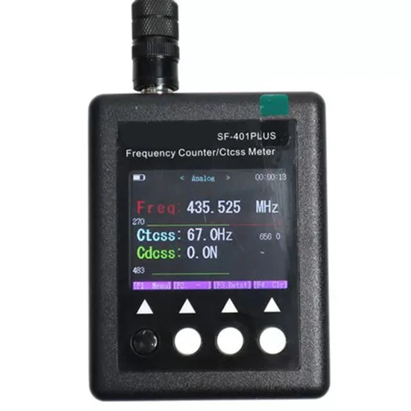 SF-401plus Handheld Frequency Tester Analog & DMR Digital Walkie Talkie Frequency Decoder