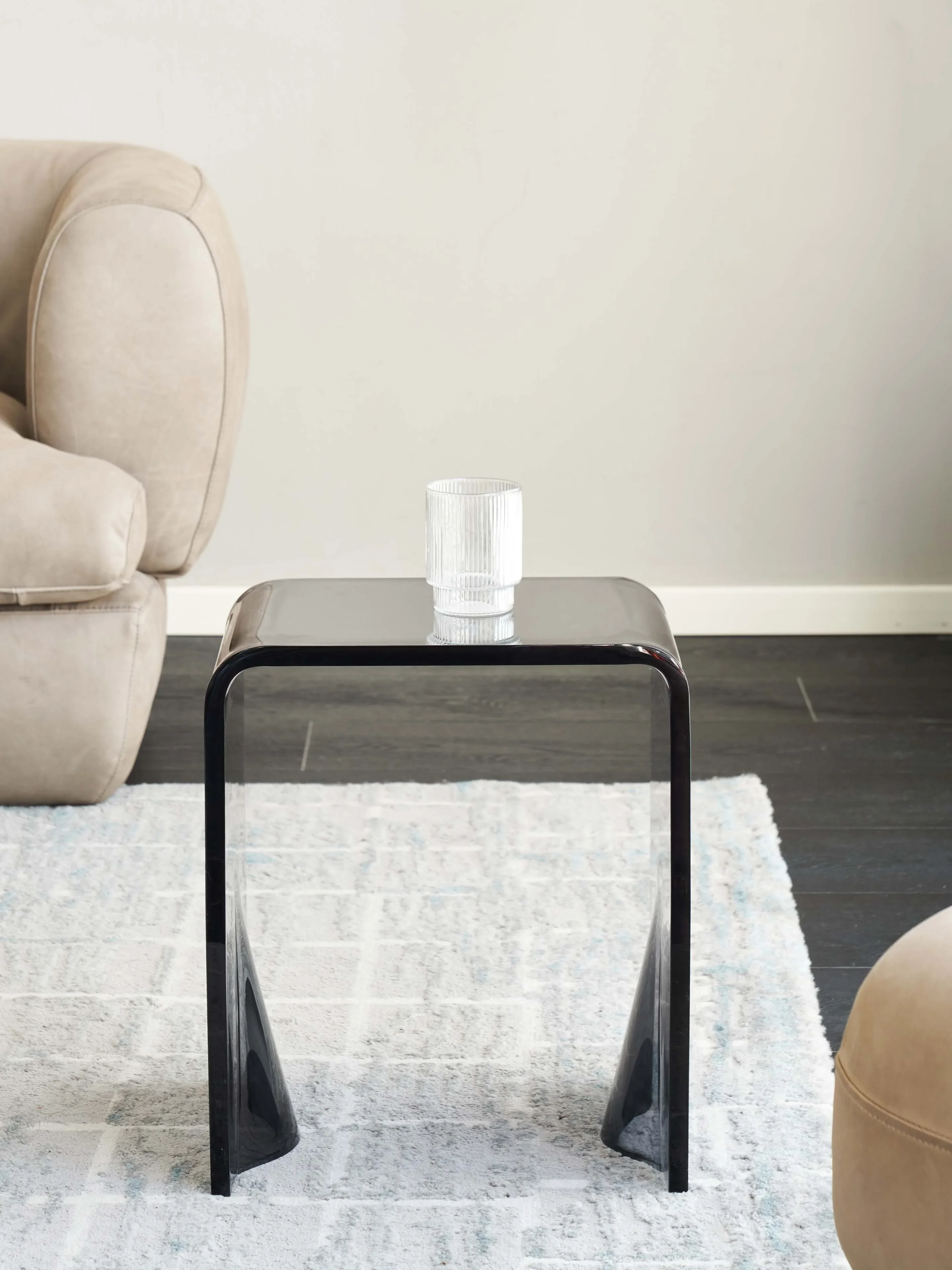 small stool simple modern acrylic bench living room chair without