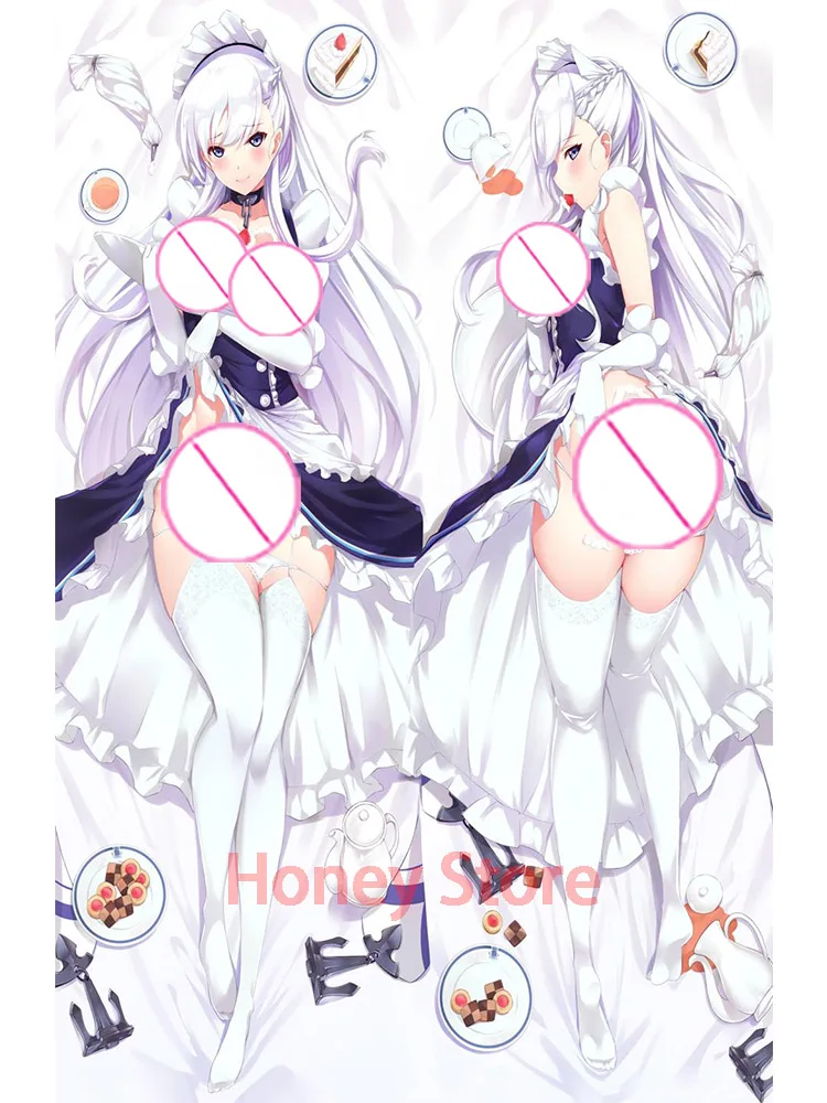 

Dakimakura anime Belfast (Azur Lane) Double-sided Print Life-size body pillows cover Adult pillowcase