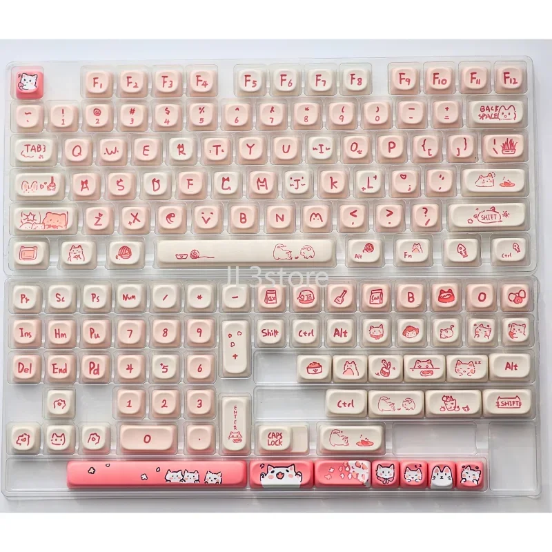 

Keyboard keycaps MOA high personality cute Ningzhi hi75 87 98 99 104 108 vgn