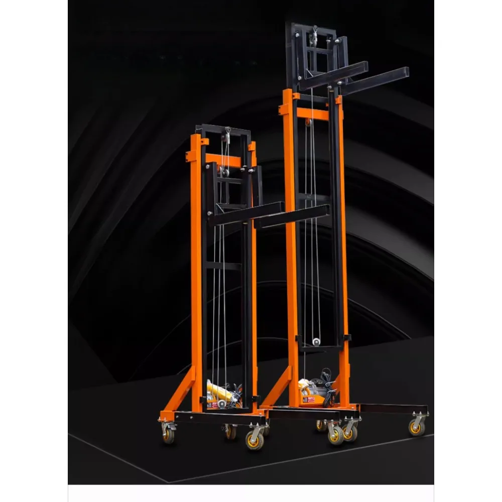 Electric brick loading machine mobile lift construction site loading machine fire pipe installation hoist fully automatic