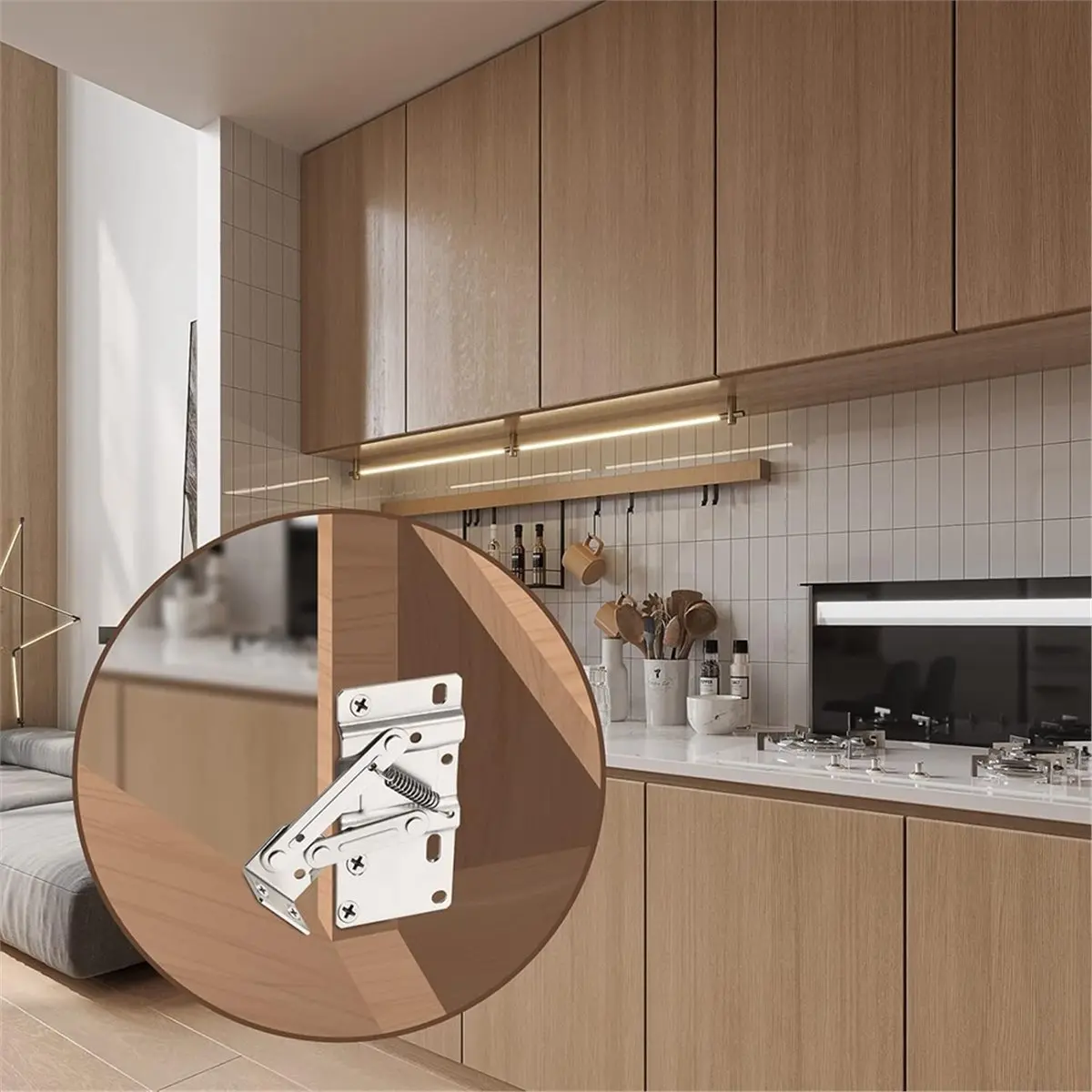 COFA 2 Pcs Tip OutTray Hinges Scissor Hinges for Kitchen Sink or Bathroom Cabinet Organizer,Sink Front Drawer for Face Frame