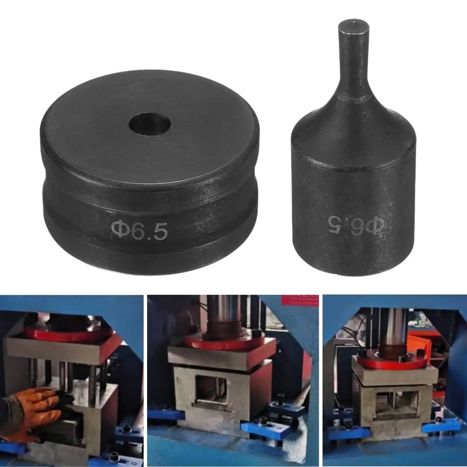 40cr Steel Hole Punch Die Replacement for Hydraulic Punch Machines Smooth Round Hole for Angle Aluminum Metalwork