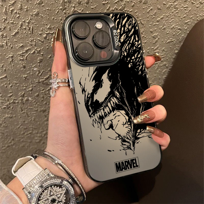 Skull Luxury Matte Phone Case For iPhone 15 11 12 13 14 Pro15 14 Pro Max 7 8 15plus  Shockproof Bumper Cases Cover