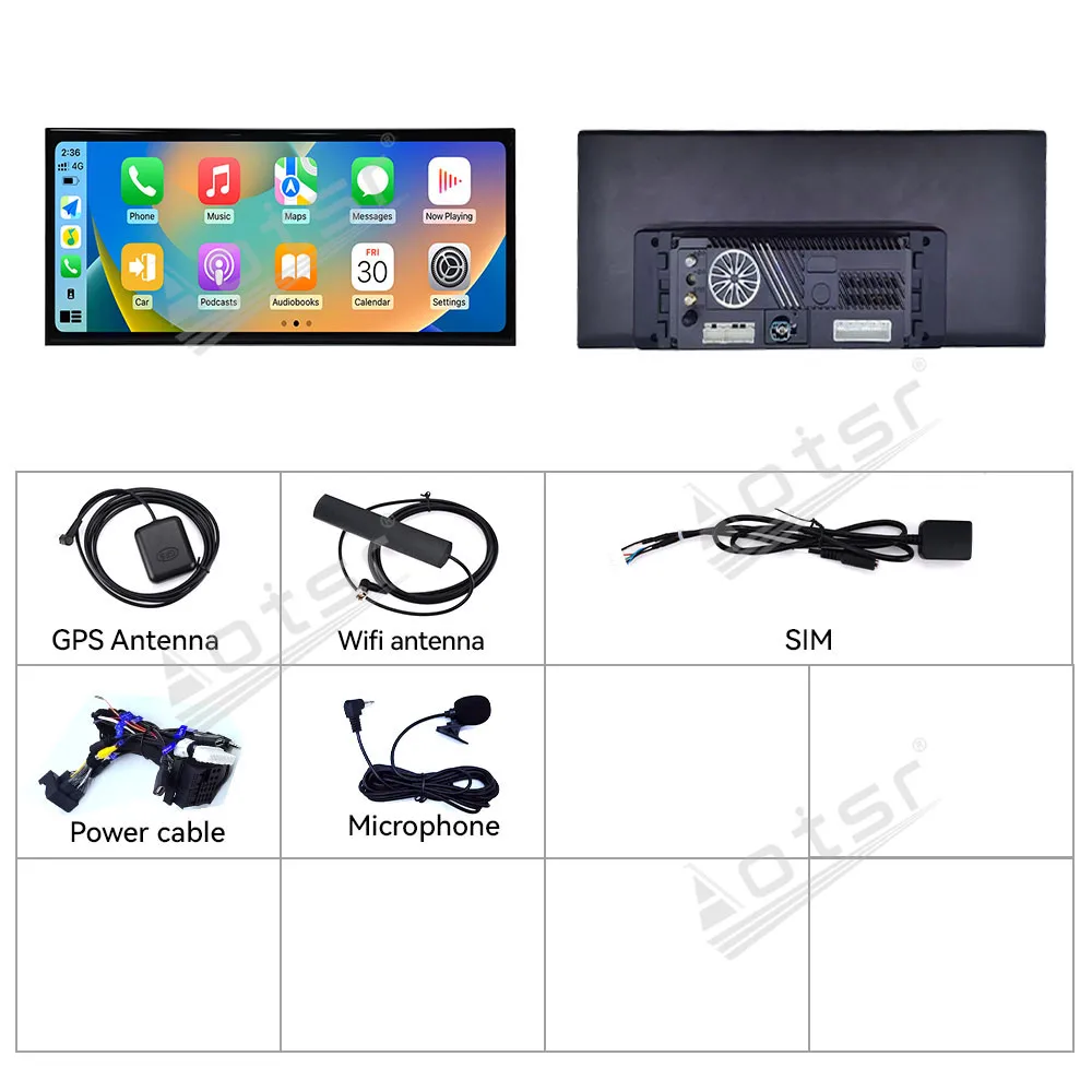 أندرويد 14 15.8 بوصة لمرسيدس CLS W218 2012-2015 وسائط السيارة نظام تحديد المواقع مشغل وسائط متعددة راديو السيارة مسجل شرائط الصوت رئيس وحدة Aut #6