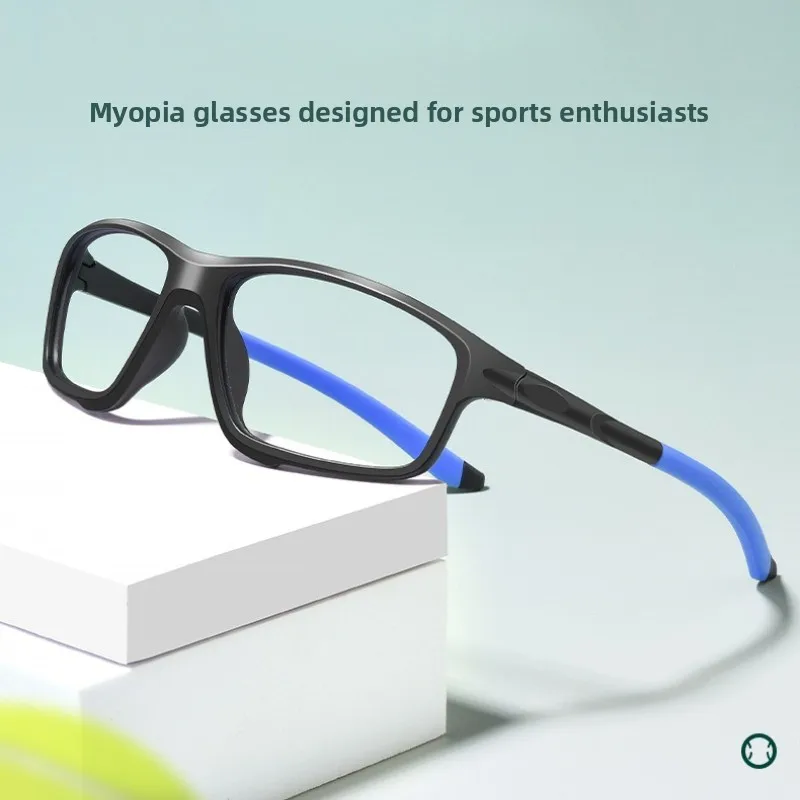 CLLOIO Casual Style Anti-Falling Sports Prescription Myopia Glasses For Tennis Basketball Cycling Progressive Reading Glasses