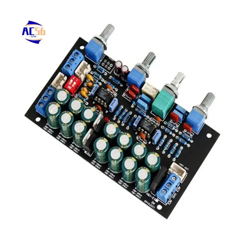 

AC56-Convenient Multifunctional Pre-Amplifier Tone Board Preamp Volume Tone Control DIY Speaker Amplifiers Sound Audio Amp