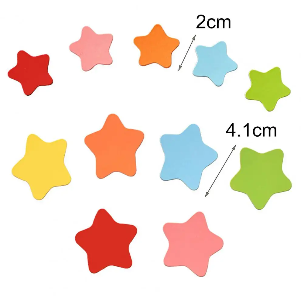 20Pcs/Set Magnetic Sticker  Convenient   Refrigerator Sticker Scratch Resistant Stars Blackboard Magnet