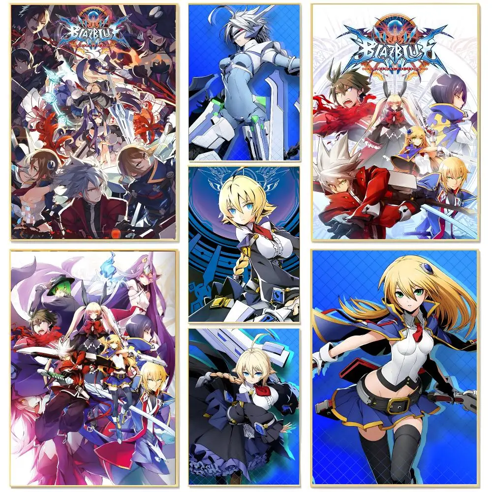 Video Game Fighting BlazBlue Poster Living Room Bedroom Decorative Print Unframed Decor