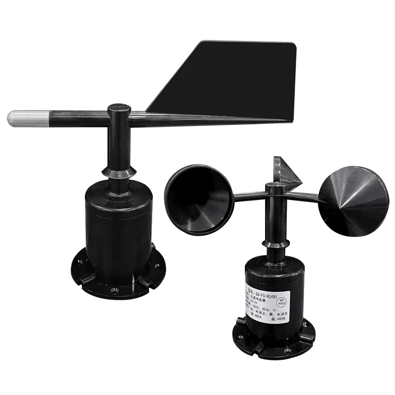 Wind speed and direction transmitter three cups meteorological anemometer sensor pulse wind speed monitor anemometer