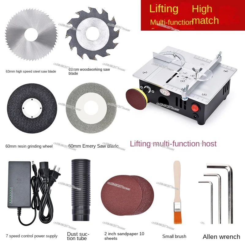 DIY Acrylic PCB Aluminum Alloy Cutting Machine, Mini Model Small Chainsaw