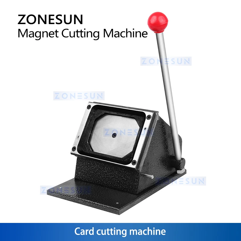 ZONESUN ZS-PCM2 آلات مغناطيس الثلاجة القابلة للتخصيص وآلات قطع البطاقات