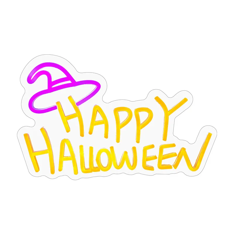 ハロウィンネオンカスタムクロスボーダーゴーストサインフェスティバルレターモデリング装飾雰囲気ライト