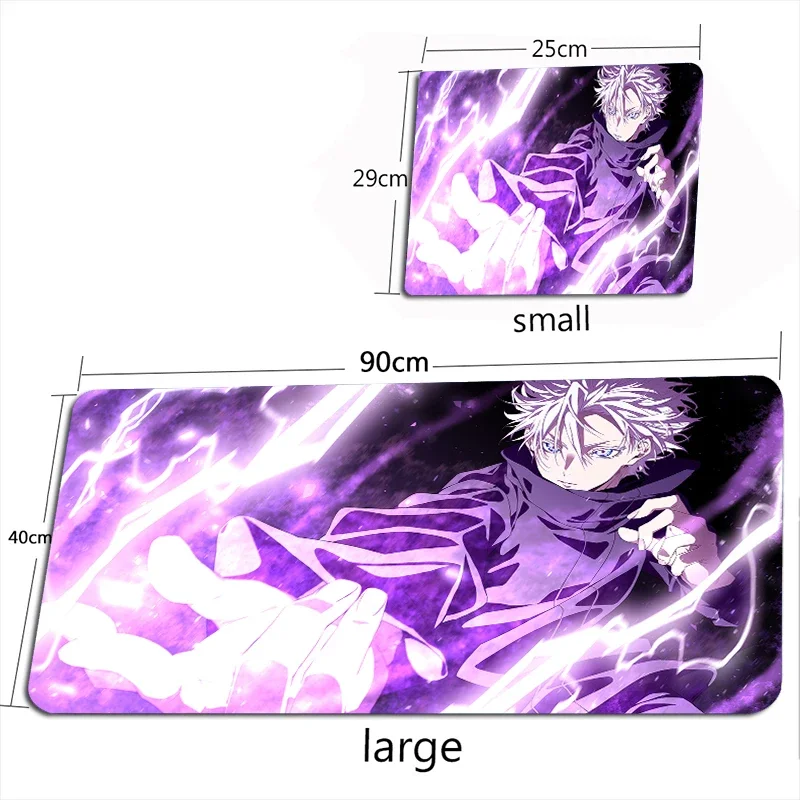 Anime Mouse Pad Hot Anime Jujutsu Kaisen Large Mouse Pad Gojo Satoru Mousepad Computer Gaming Peripheral Accessories Desk Mat