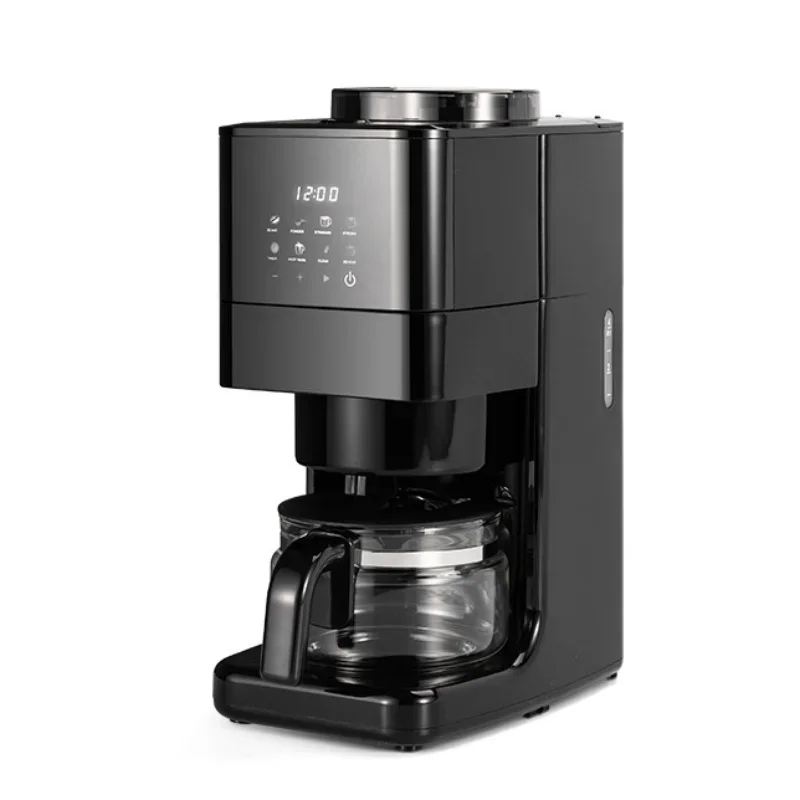 Fully Automatic Home Coffee Machine Small Grind & Brew Maker Hot Cold Dual Extract Drip Coffee Pot for Americano High Quality