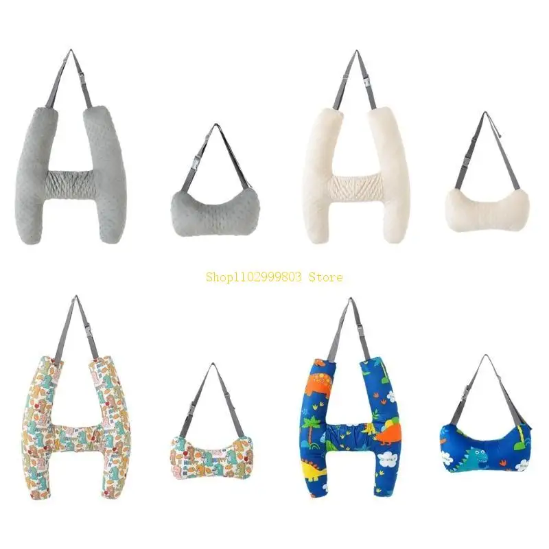 

Car Sleep Head Pillow Support H-Shape Car Back Seats Travel Pillow Head Body Support Cushion for Kid Safety Pillow J0MF