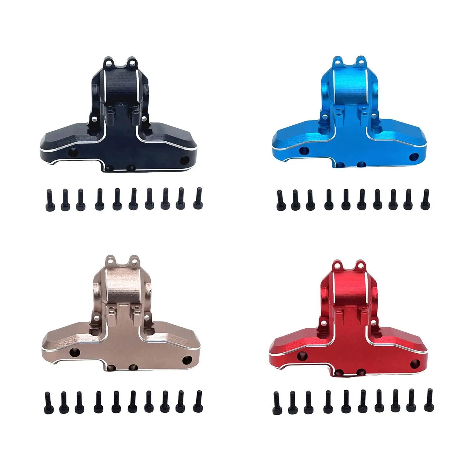 1/14 RC Car Rear Gearbox Upper Cover Aluminium Direct Fit Differential Case untuk