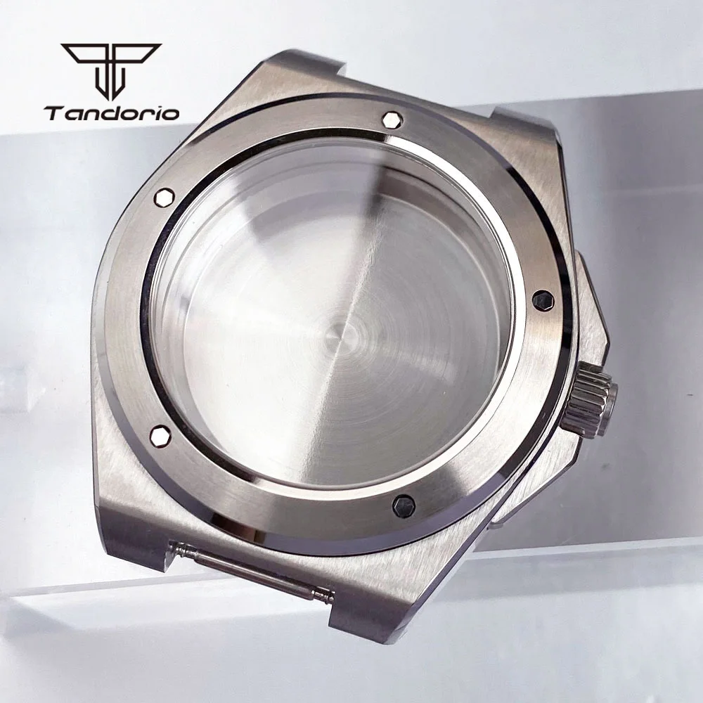 40mm Dive Brushed Stainless Steel 20BAR Watch Case+Strap Sapphire NH35 NH36 ETA2824 PT5000 Model Men\'s Wristwatch Mod Parts