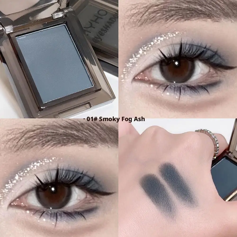 Brokatowy Cień do Powiek Kameleon Mieniąca się Musowa Rozświetlacz Efekt Lodu Perłowa Paleta Pudrowy Cień do Powiek Fioletowy I9G8