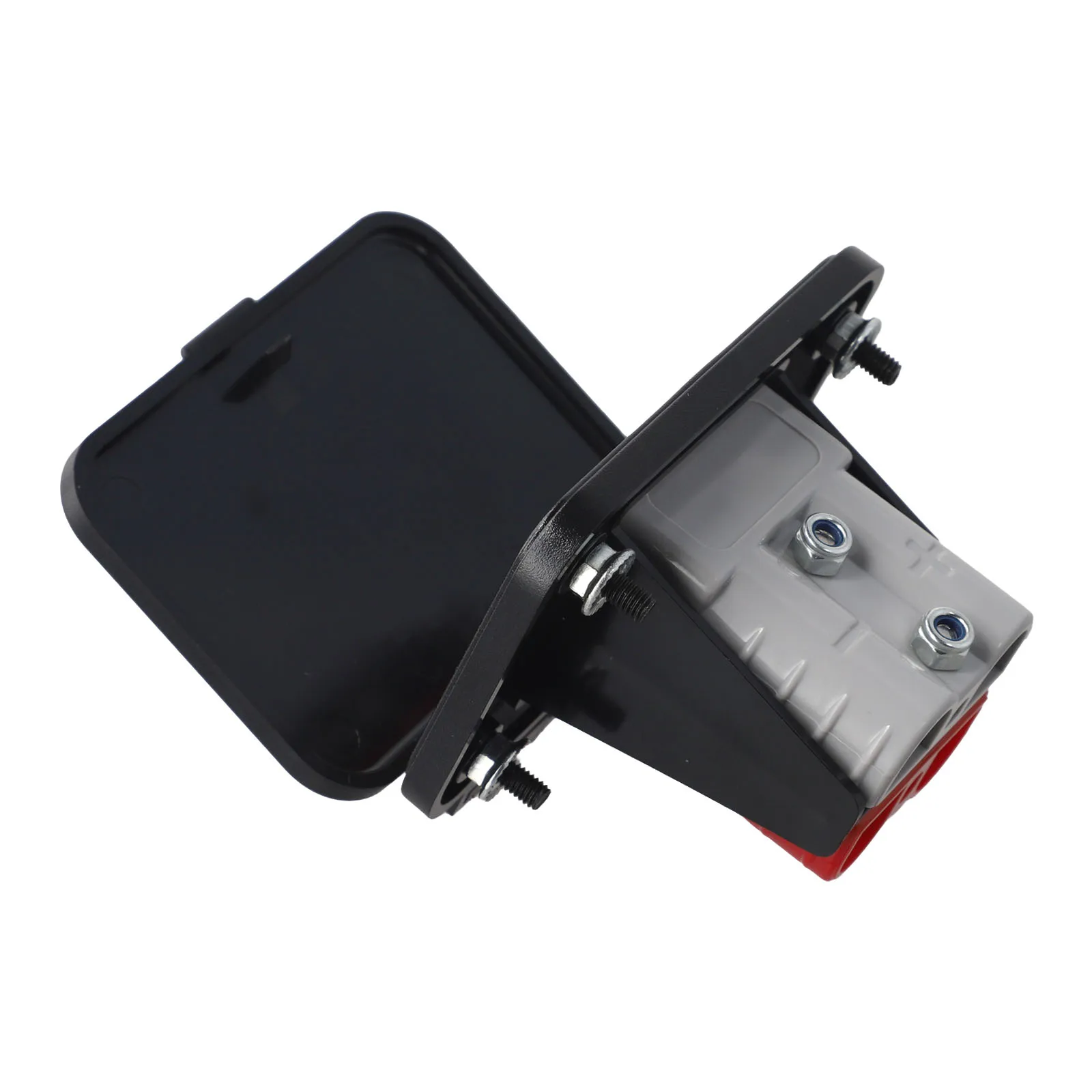 50A 600V Dual Flush Mount Bracket Panel For-Anderson Connector 12-6AWG Electric Vehicles Power Supplies Motors Tools Fittings