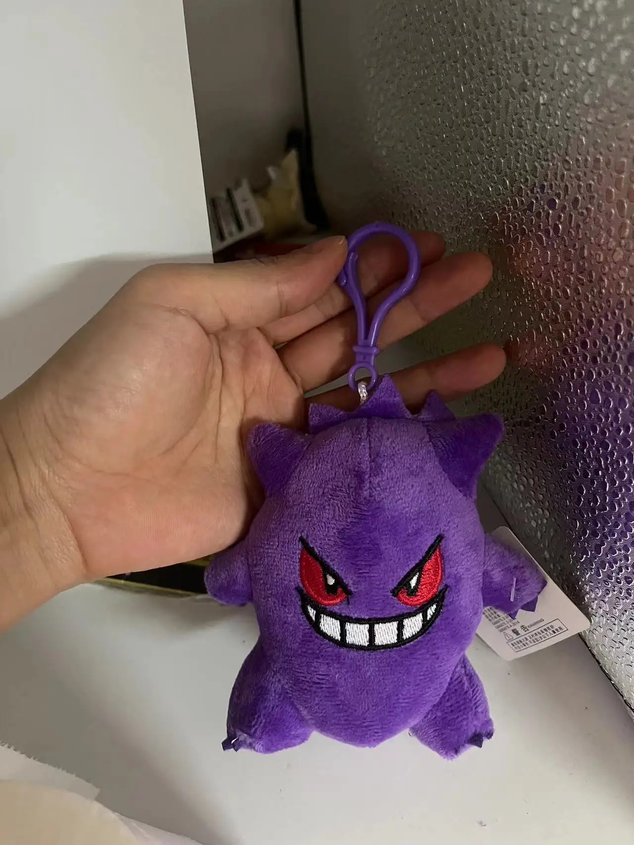 50pcs/lot Gengar  Anime plush Keyring toys pendant keychain Doll