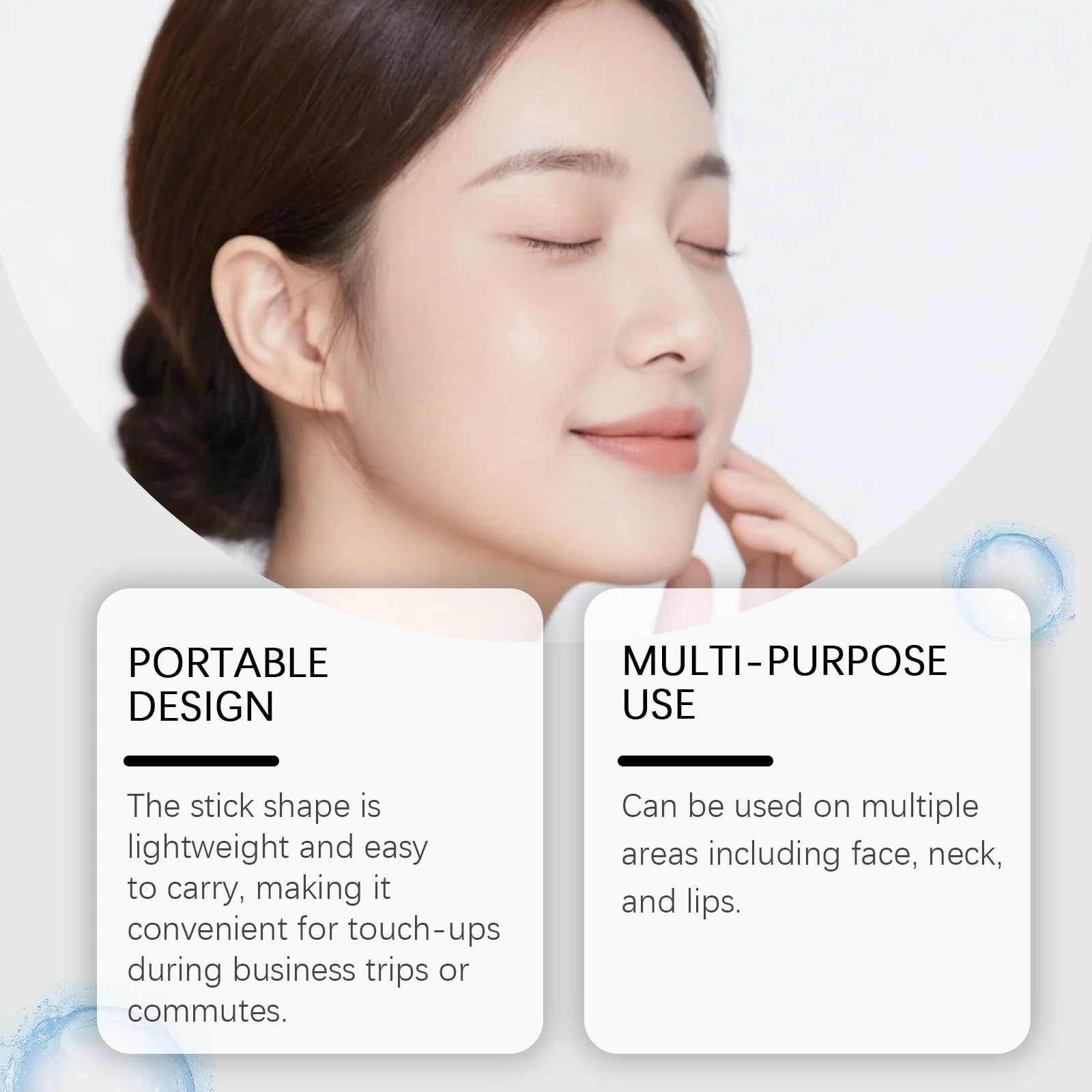 Vitamin Dual Serum Balm Anti Wrinkle Face Eye Treatment Quick Hydration Repair Brighten Portable Daily Skincare Multi Balm Stick