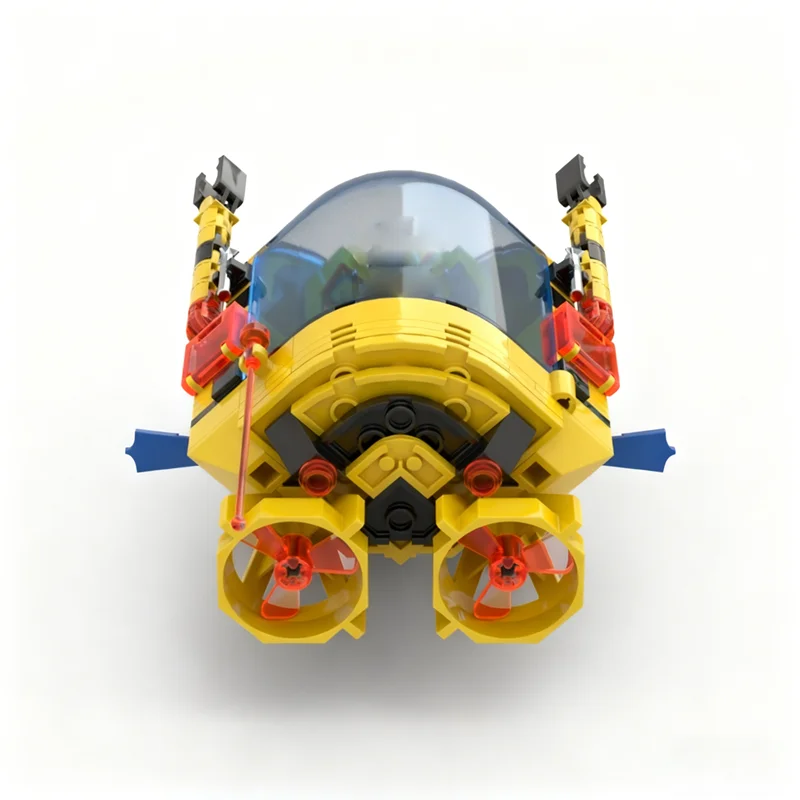 186pcs MOC Aqua Explorer Aquazone Aquanauts Model Building Blocks Architecture Toys Creative Idea Christmas Gifts Education Kids