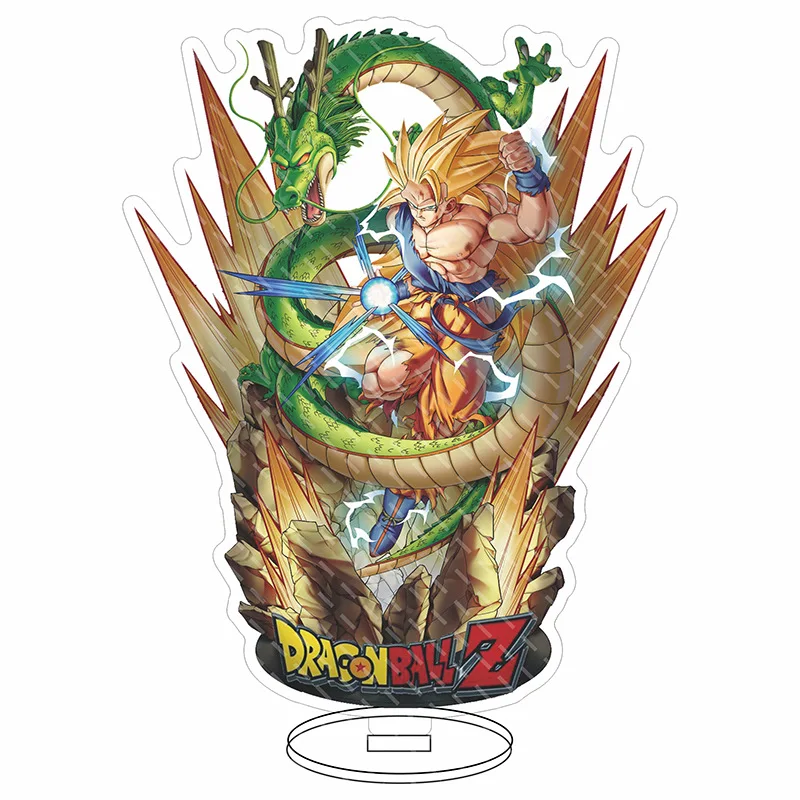 Dragon Ball Anime Acrylic Figure Model Display Bracket Shenron Frieza Vegeta Goku Action Model Pvc Desk Decoration Toy Gift - view 3