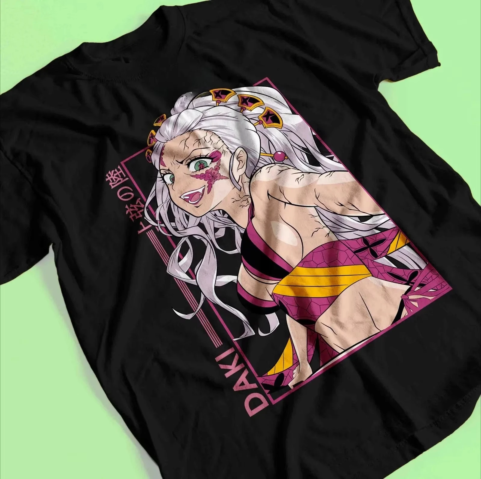 Ghost Slayer Blade T-shirt Falling Hime Top Wind 6 T-shirt Summer Men's Fans Enthusiasts Daily Dressing