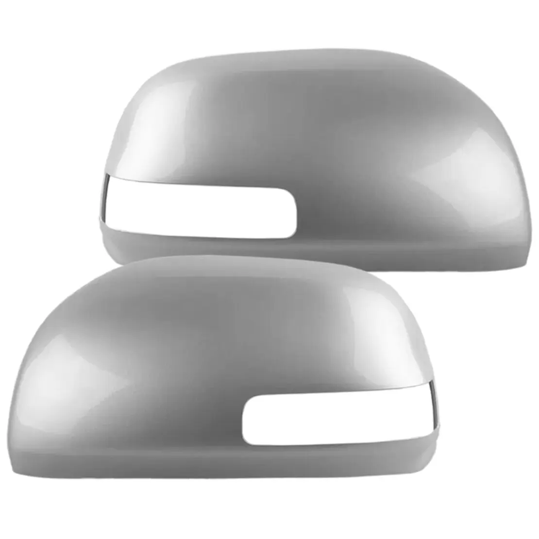 1 Pair Left & Right Side Rear View Mirror Cover Trim Fit for Toyota RAV4 2006 2007 2008 2009 2010 2011 2012 Silver