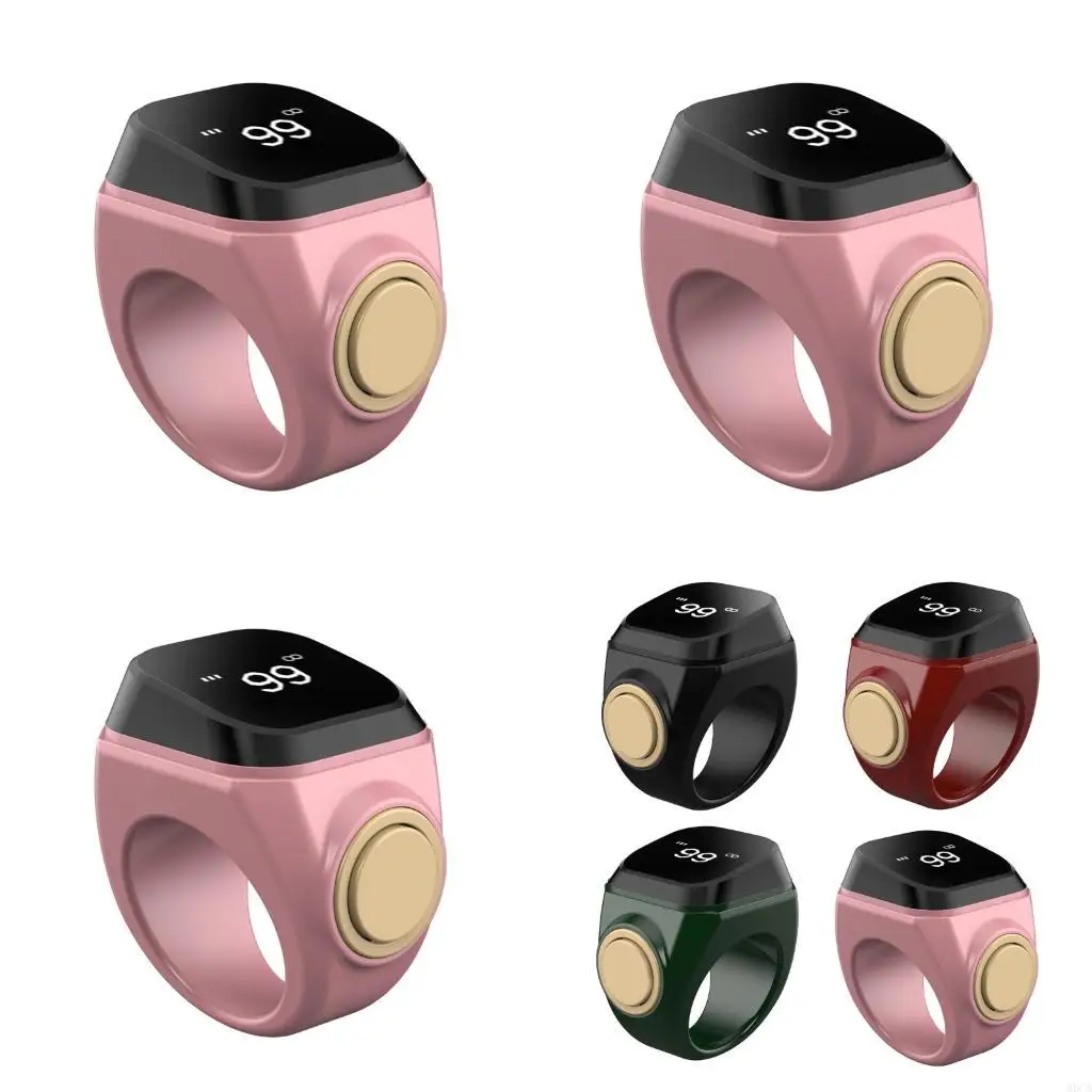 

M6CA Перезаряжаемая легкие электронные молитвенные кольца Точные системы подсчета USB C.