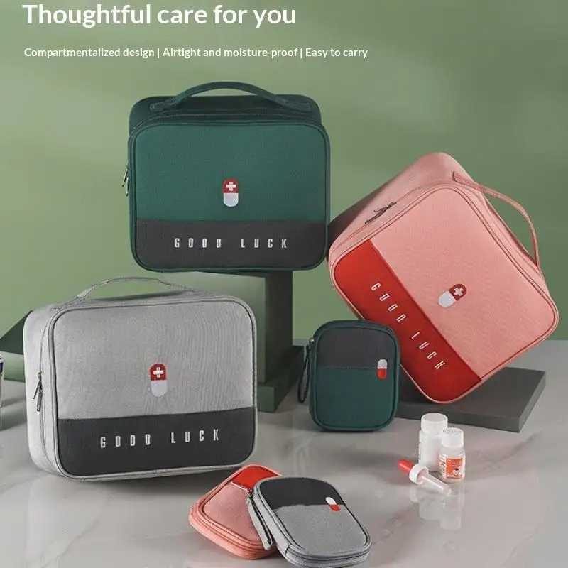 Convenient To Carry  Bag Household Emergency Supplies Reserve Outdoor Car Mounted Medicine Kits Large Capacity Stora