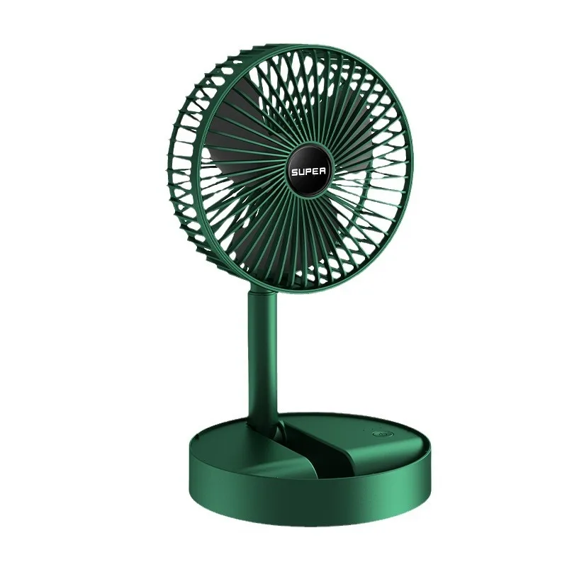 

New Portable Folding Electric Fan Home USB Charging Scalable Floor Standing Mini Fan