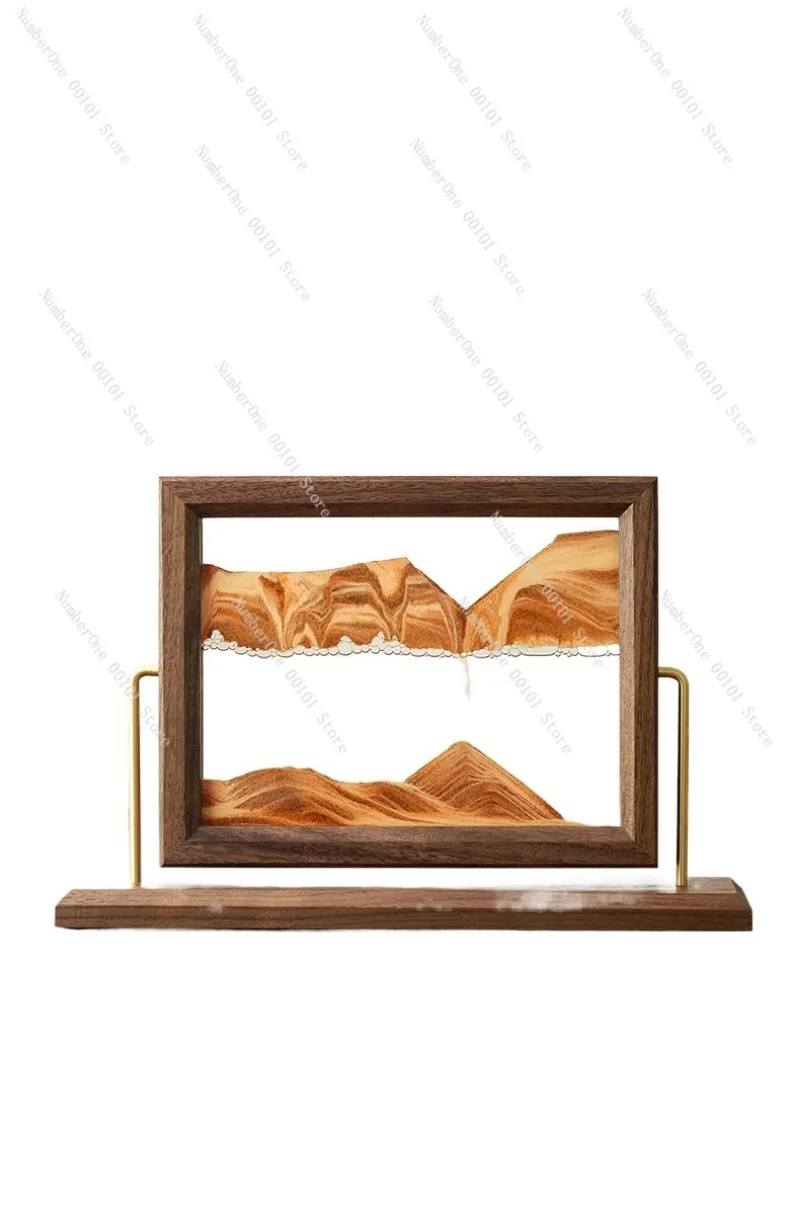 

High-end hourglass quicksand painting ornaments | Modern minimalist home decoration, suitable for entrances and wine cabinets